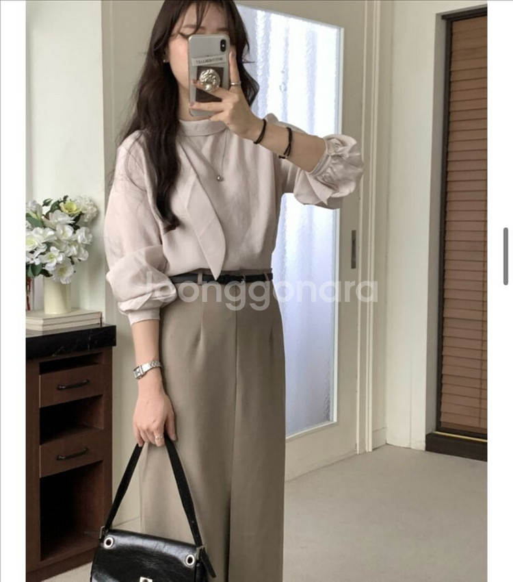 블라우스 / 리본타이블라우스 /하객룩/격식룩/오피스룩/--2