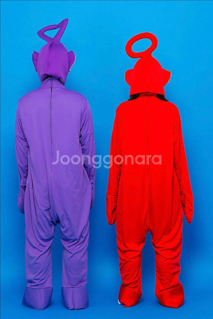 텔레토비 코스프레 옷 + 선글라스 세트--1