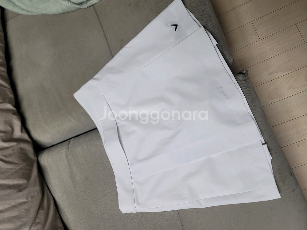 캘러웨이 골프 스커트 화이트 큐롯--4