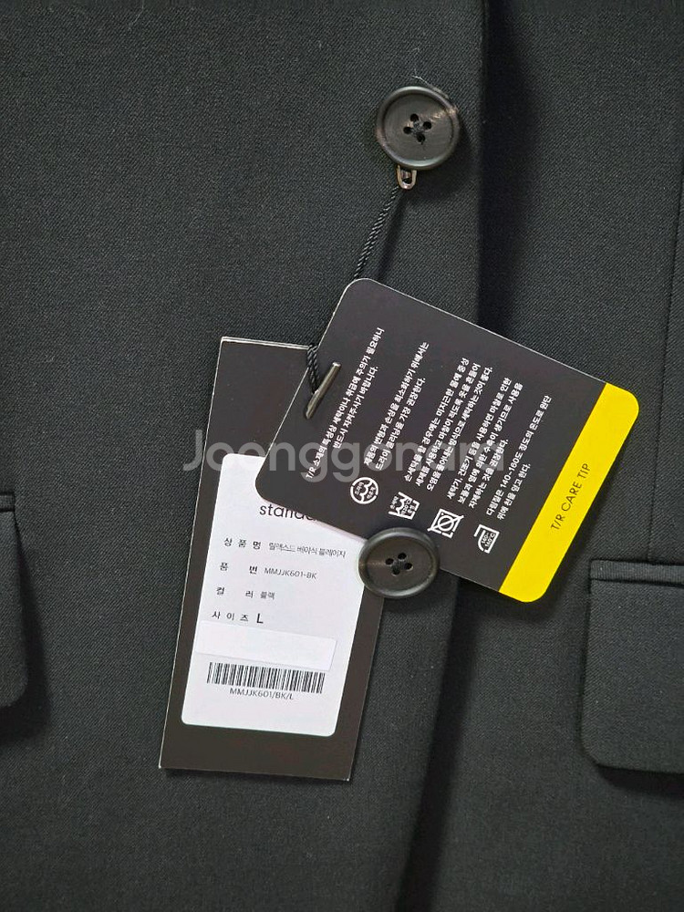 (새상품)무신사 스탠다드 베이식 블레이저 블랙 L 정장--1