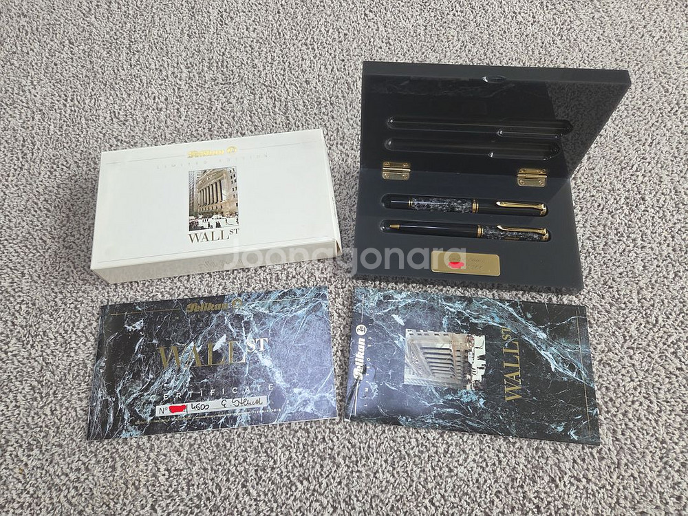 펠리칸 M800 월스트리트 한정판 M 만년필 볼펜 세트--3