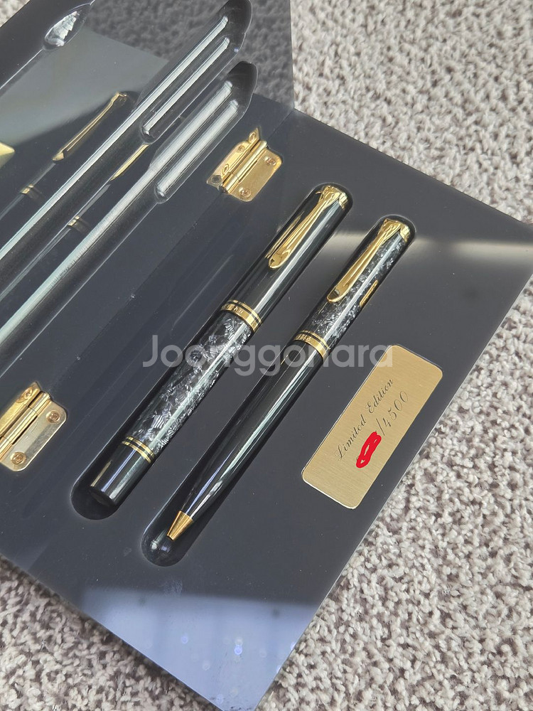 펠리칸 M800 월스트리트 한정판 M 만년필 볼펜 세트--4