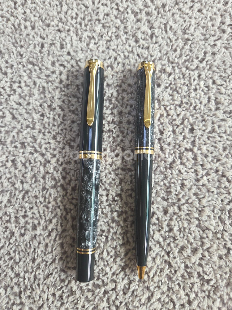 펠리칸 M800 월스트리트 한정판 M 만년필 볼펜 세트--5