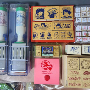 판완 지브리 스탬프 도장 세트