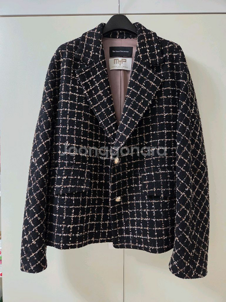 더아이잗컬렉션 트위드재킷 모조에스핀 한섬 마인 랑방--1