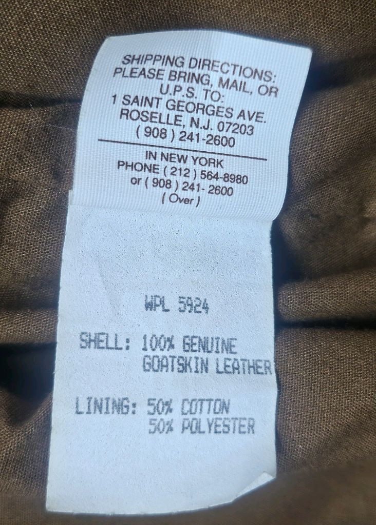 쿠퍼 A-2 플라이트 46 빈티지 남성가죽자켓 XD27 이미지