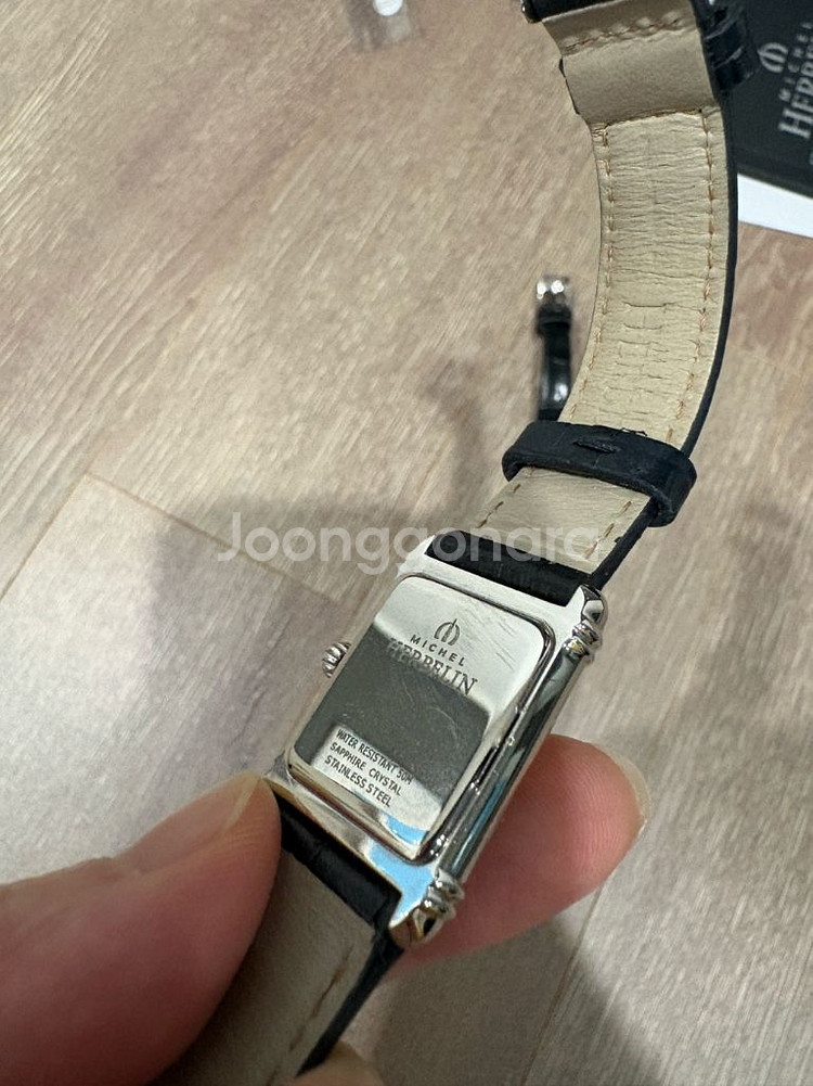 미쉘에블랑 17438/08 가죽시계--1