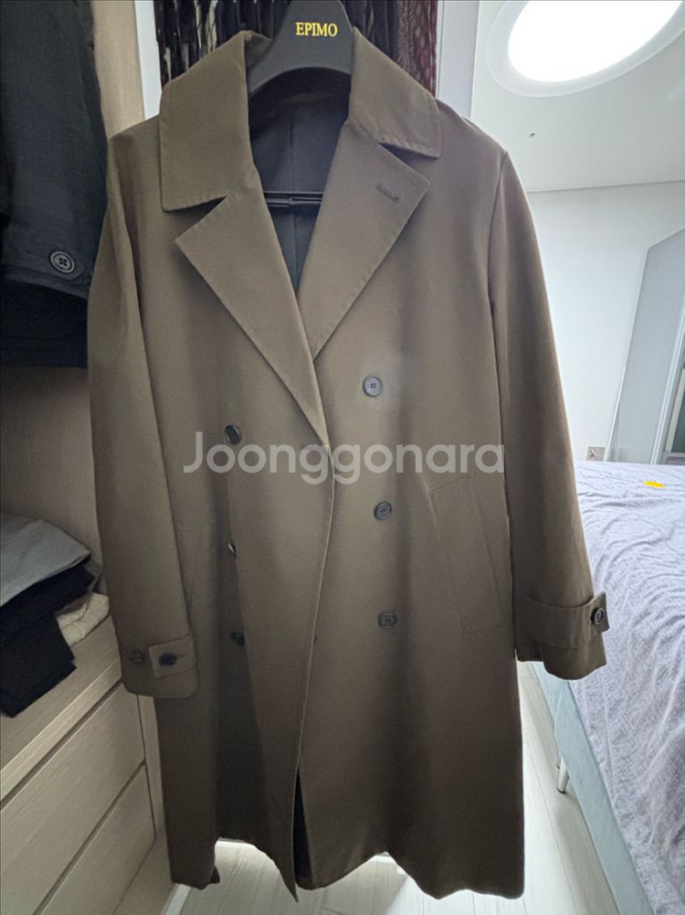 클럽모나코 트렌치 코트 카키--0