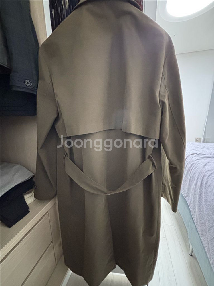 클럽모나코 트렌치 코트 카키--1