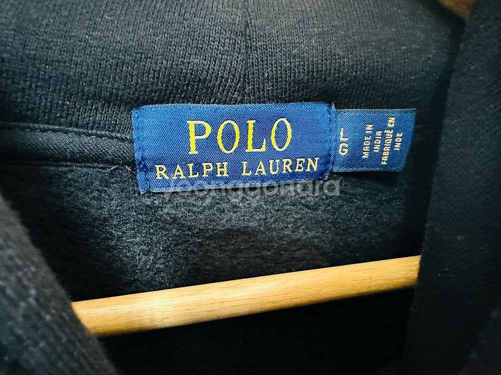 폴로 후드티 블랙 L--2