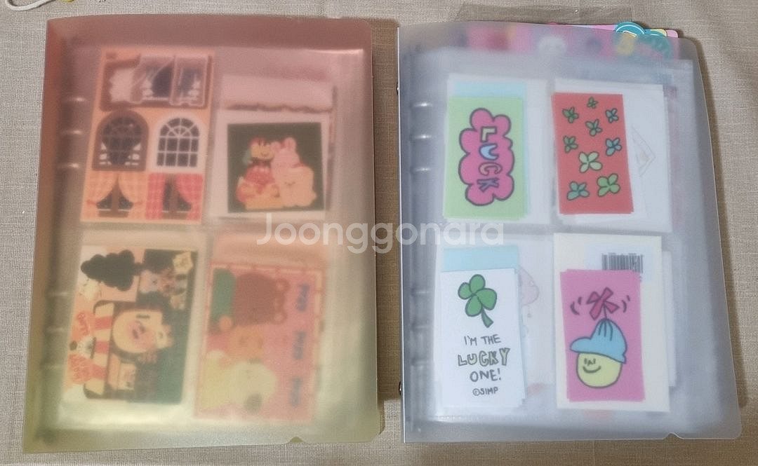 워너디스 바인더 a5 (하드커버)2권, 비온뒤 양면속지--0