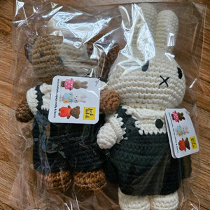 미피 뜨개 정품 인형