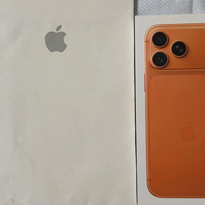 아이폰 17 프로 맥스 오렌지 256 자급제 미개봉