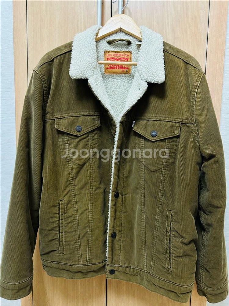 리바이스 코듀로이 양털 자켓 XL--0