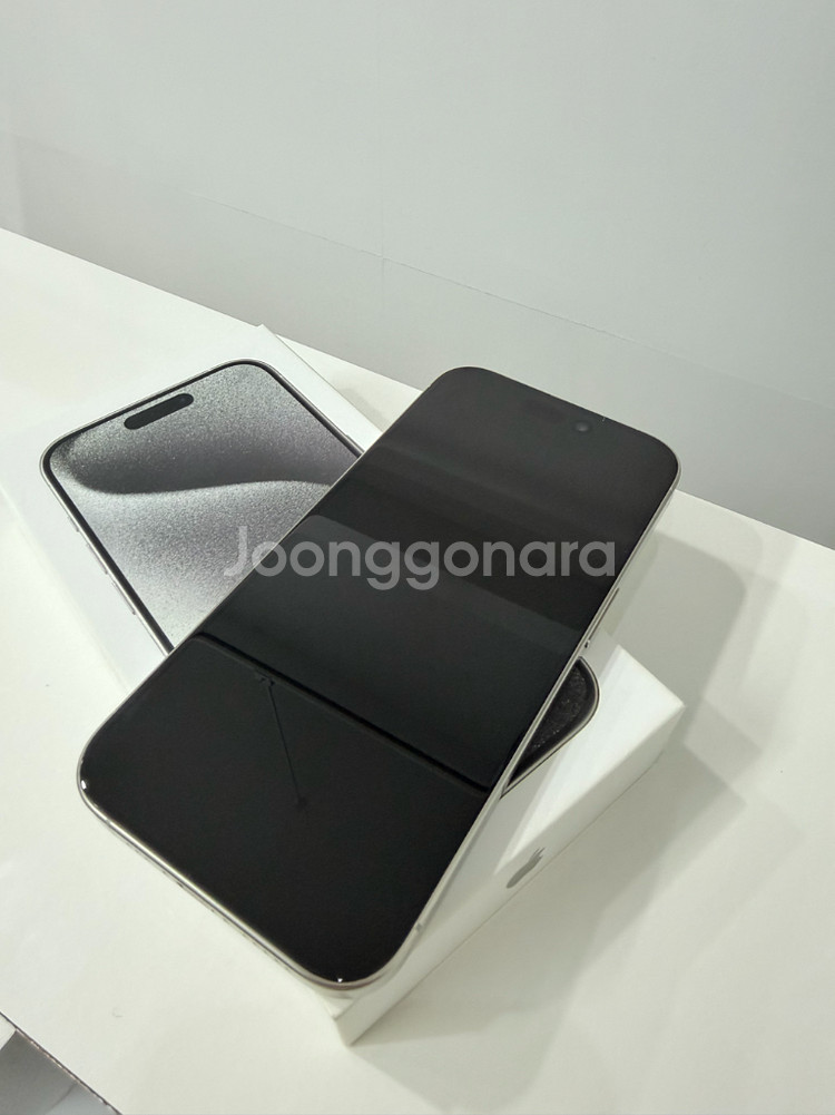 아이폰15 프로 512GB 화이트 자급제 (애케플)--3