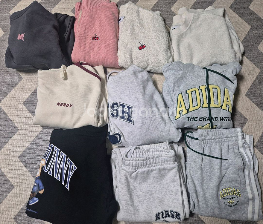 키리시,아디다스,브라운브레스 등 여아옷 일괄 160--0