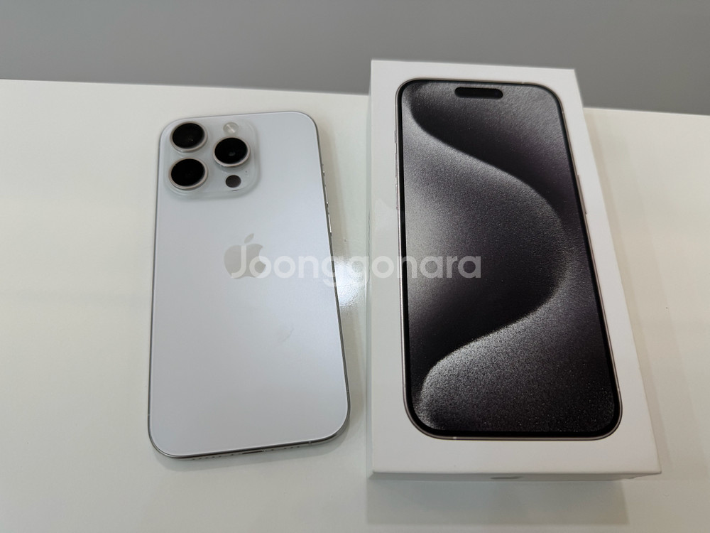 아이폰15 프로 512GB 화이트 자급제 (애케플)--12