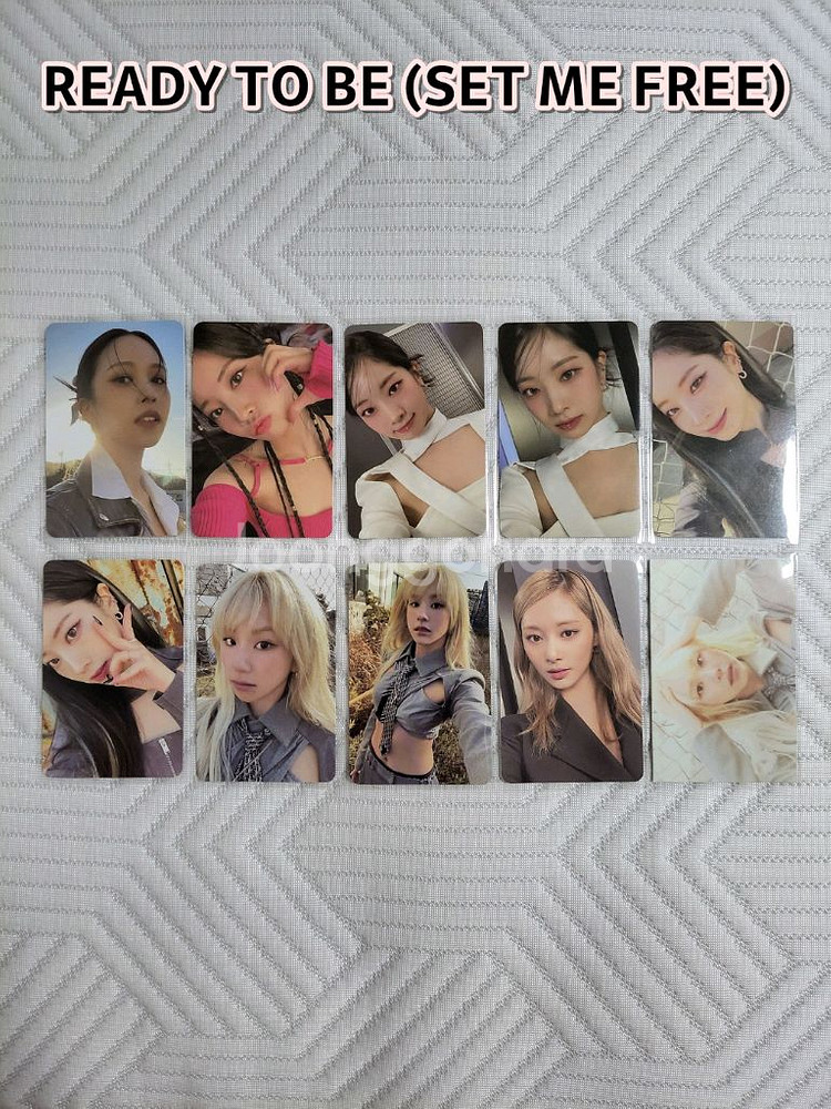 트와이스 공식 앨범 포토카드--3