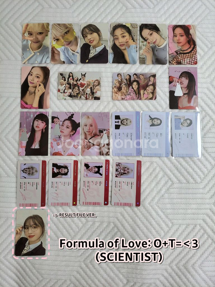 트와이스 공식 앨범 포토카드--5