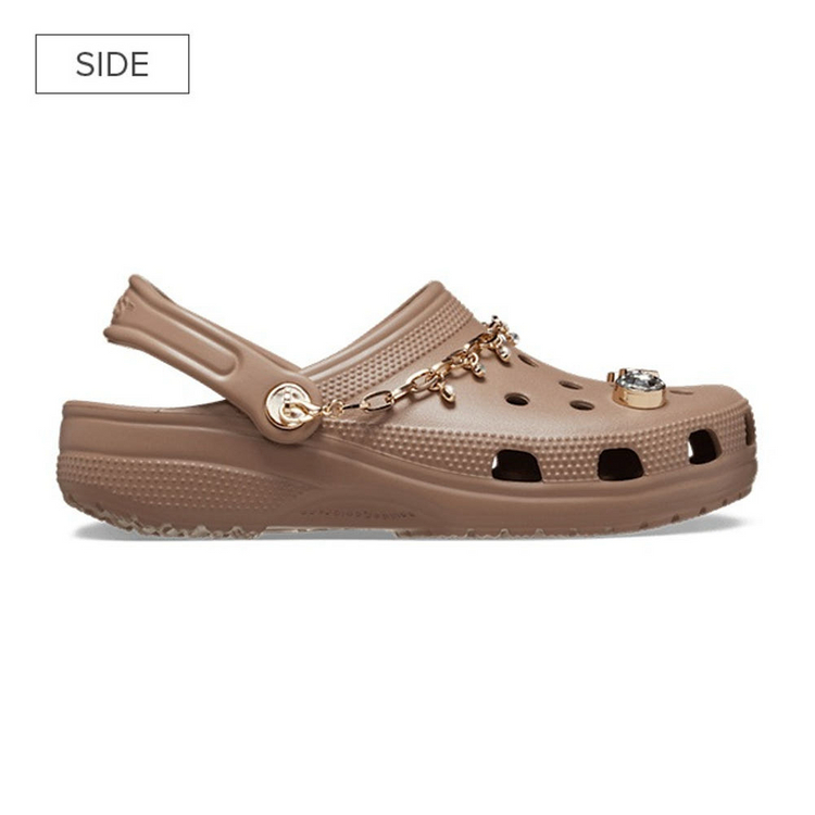 클래식 엠벨리쉬드 체인 클로그 여성 샌들 단화 슬리퍼--2