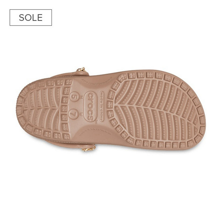 클래식 엠벨리쉬드 체인 클로그 여성 샌들 단화 슬리퍼--3