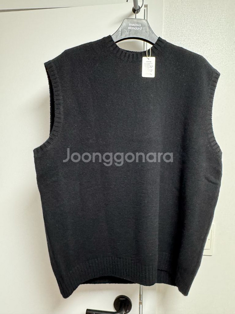 [5] 캐피탈 5G 울 본 베스트 블랙--3