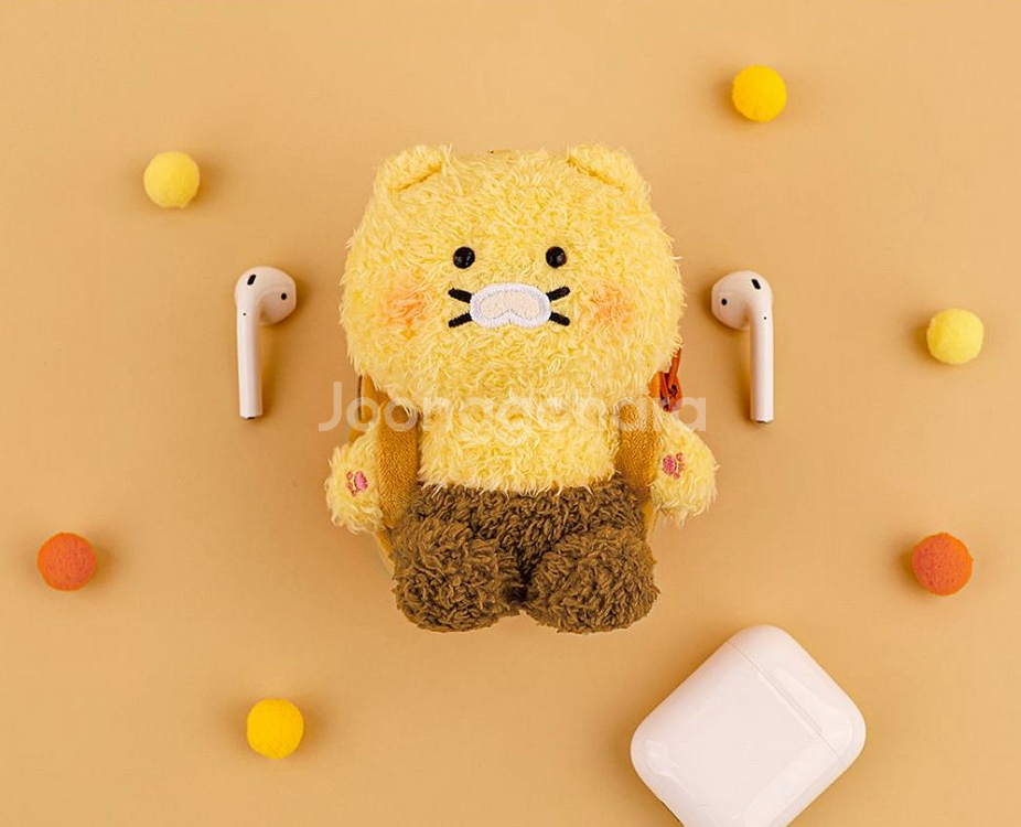카카오프렌즈 춘식이 봉제 이어폰 파우치 키링 미개봉--0