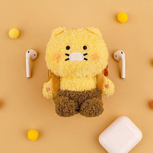 카카오프렌즈 춘식이 봉제 이어폰 파우치 키링 미개봉