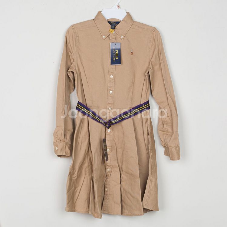 [걸즈12,14]폴로랄프로렌 치노 코튼 셔츠드레스 팝니--1