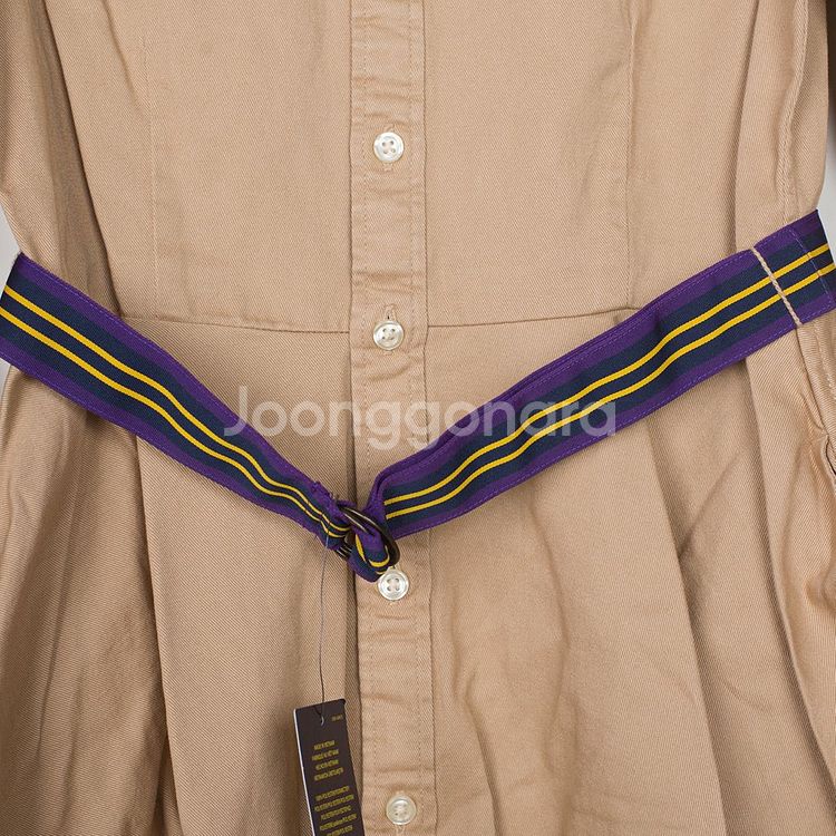 [걸즈12,14]폴로랄프로렌 치노 코튼 셔츠드레스 팝니--7