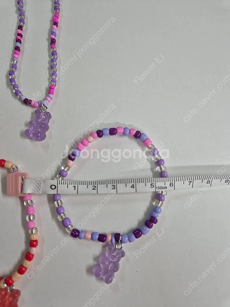 새상품) 곰돌이목걸이5+팔찌5세트 12,000원--6