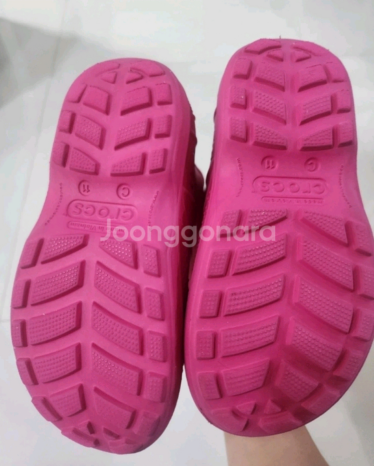 레인부츠 크록스C11--4