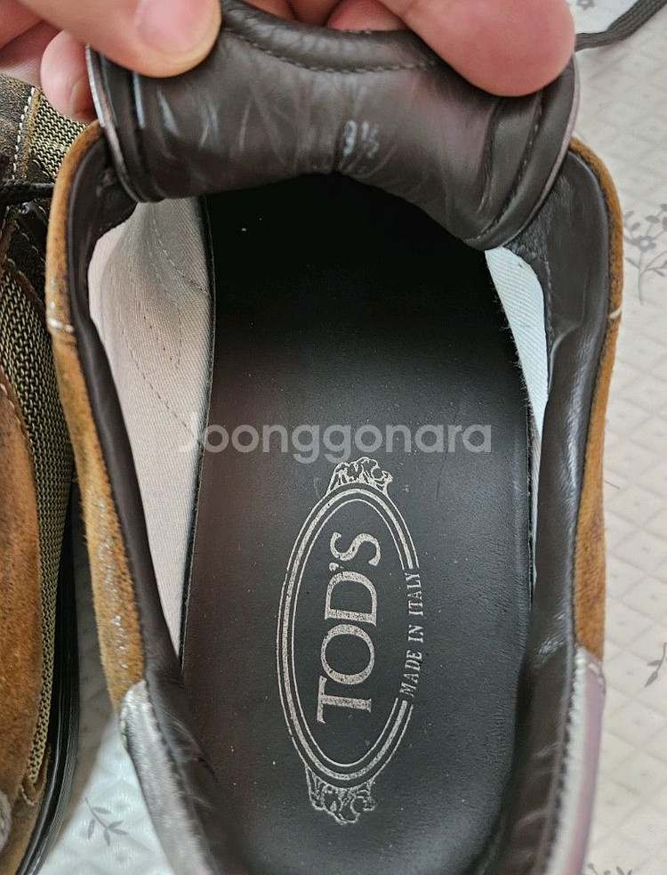 토즈 남성 스니커즈 9 1/2사이즈(280)--6