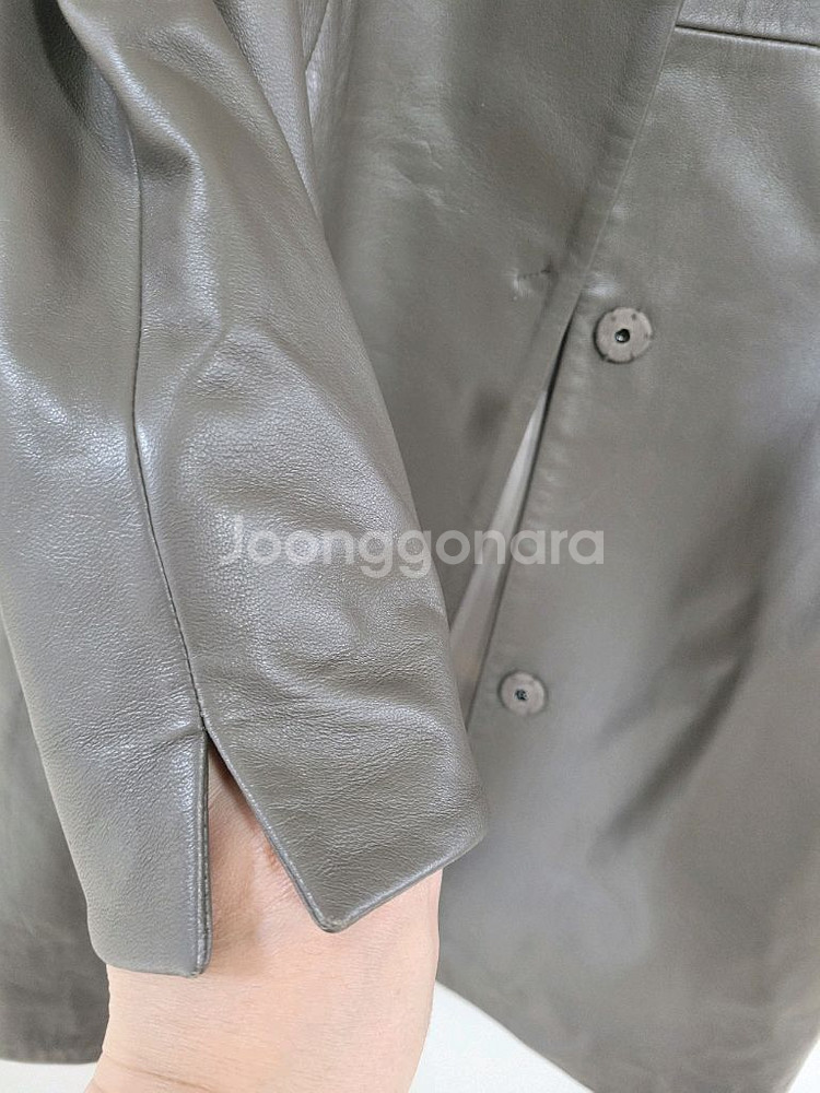 더아이잗컬렉션 양가죽 자켓 택포3.5안원--7