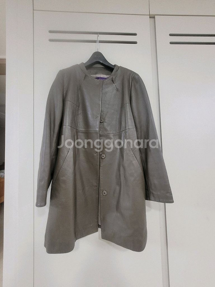 더아이잗컬렉션 양가죽 자켓 택포3.5안원--1