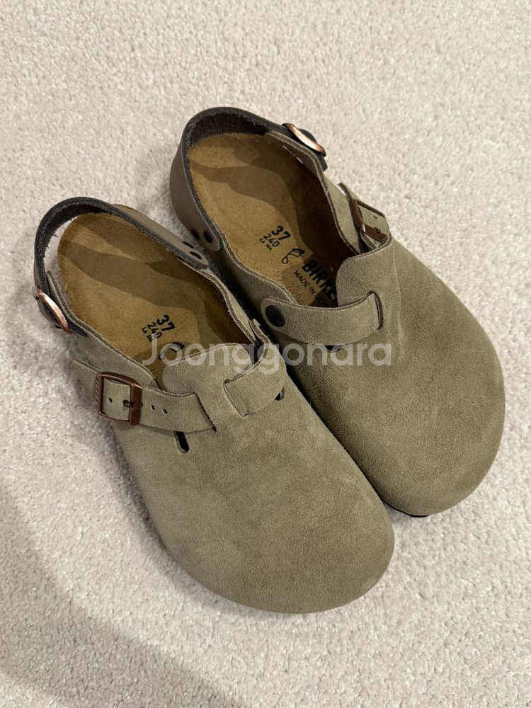 (새상품) 버켄스탁 토키오 스웨이드 토프 240--0