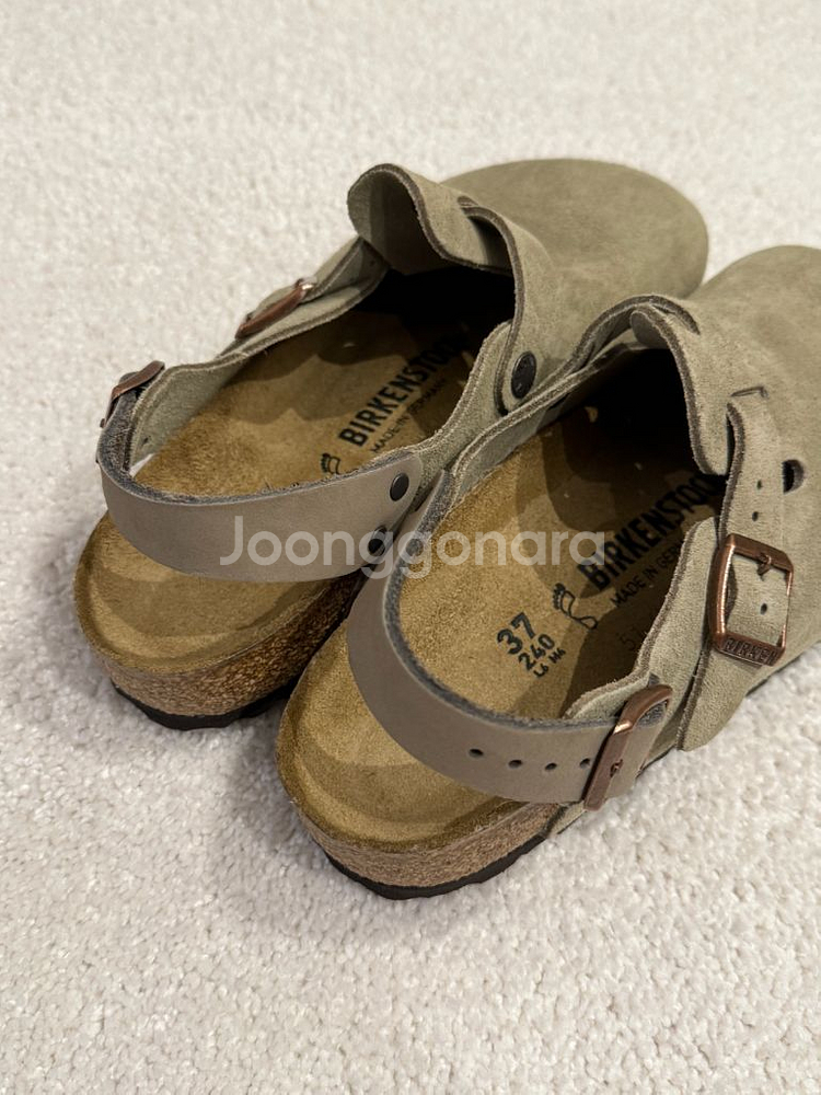 (새상품) 버켄스탁 토키오 스웨이드 토프 240--2