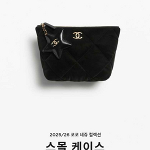 샤넬 코코네쥬 별장식 빅파우치겸 클러치