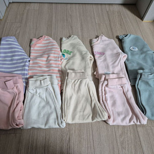 택포) 여아 상하복세트 원피스 바지90~ 100 일괄