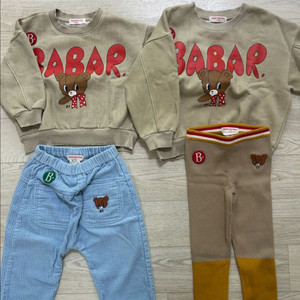 베베드피노 바바베어 100, 110 상하의 세트. 각각