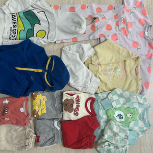 아동복 100 상하의 7세트 (자라 뉴발란스 외)