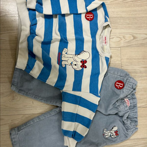 베베드피노 마틴 상하의 세트 100사이즈.