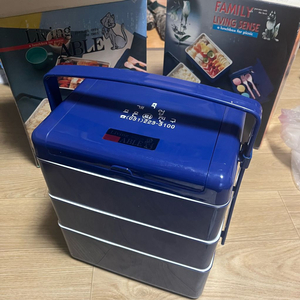 리빙에이블 3단 피크닉 도시락통 (새제품)