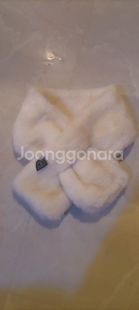 Marja Kurki 퍼 목도리 아이보리--3