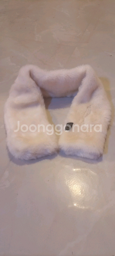 Marja Kurki 퍼 목도리 아이보리--4