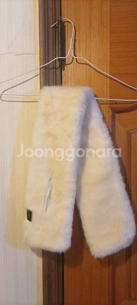 Marja Kurki 퍼 목도리 아이보리--7