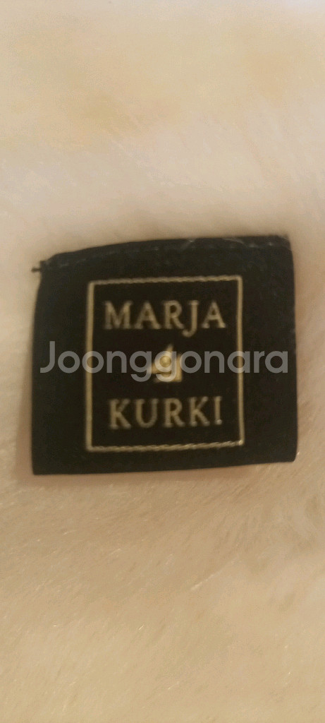 Marja Kurki 퍼 목도리 아이보리--5