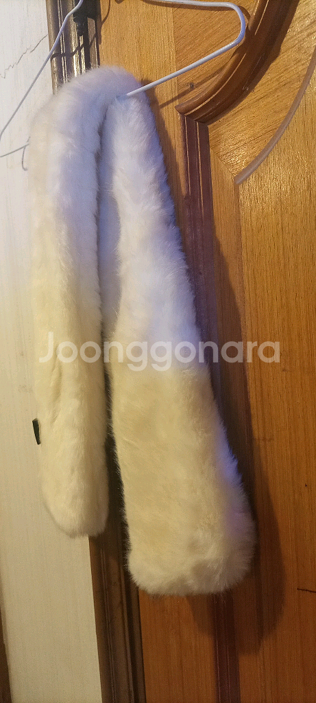 Marja Kurki 퍼 목도리 아이보리--8