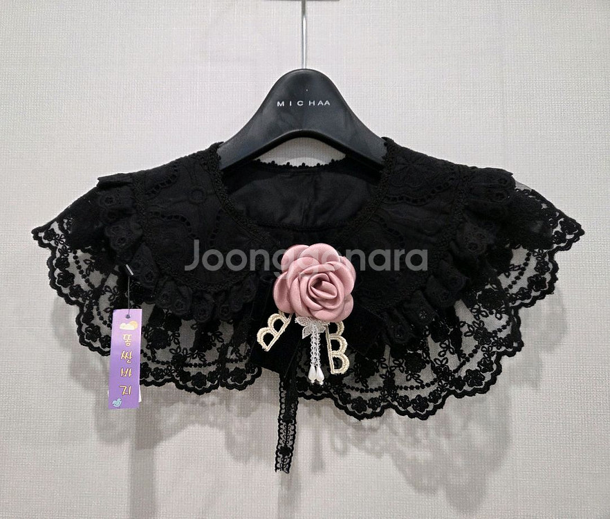 레이스넥케이프칼라 랑방 쥬크마인 온앤온 로엠--0