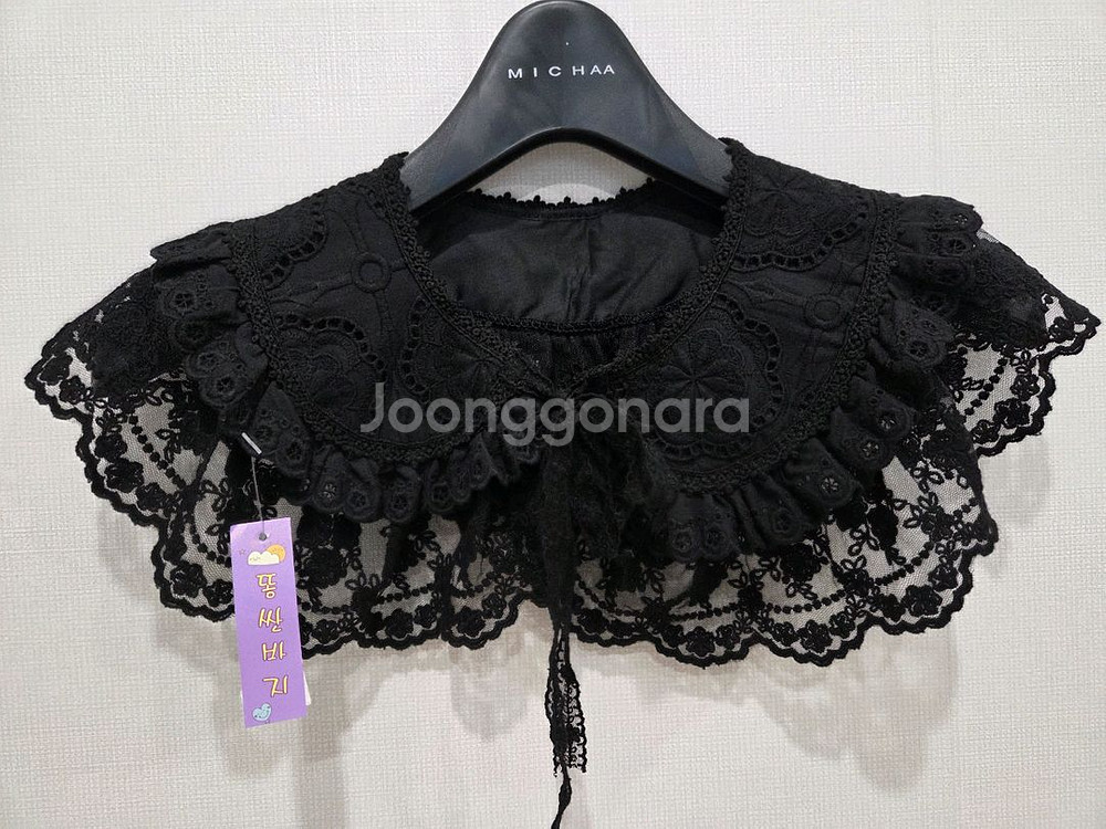 레이스넥케이프칼라 랑방 쥬크마인 온앤온 로엠--1